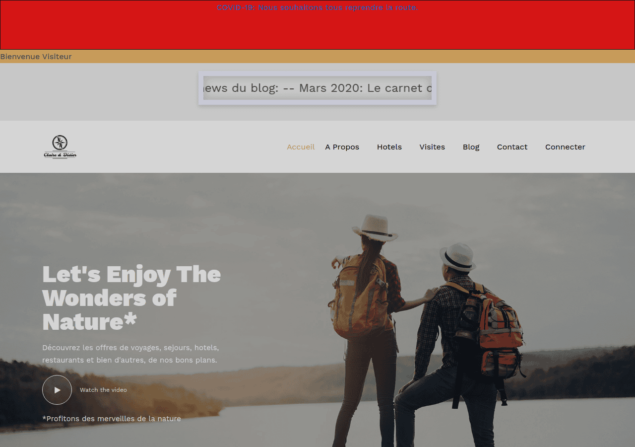 Screenshot of claireetdidier.fr