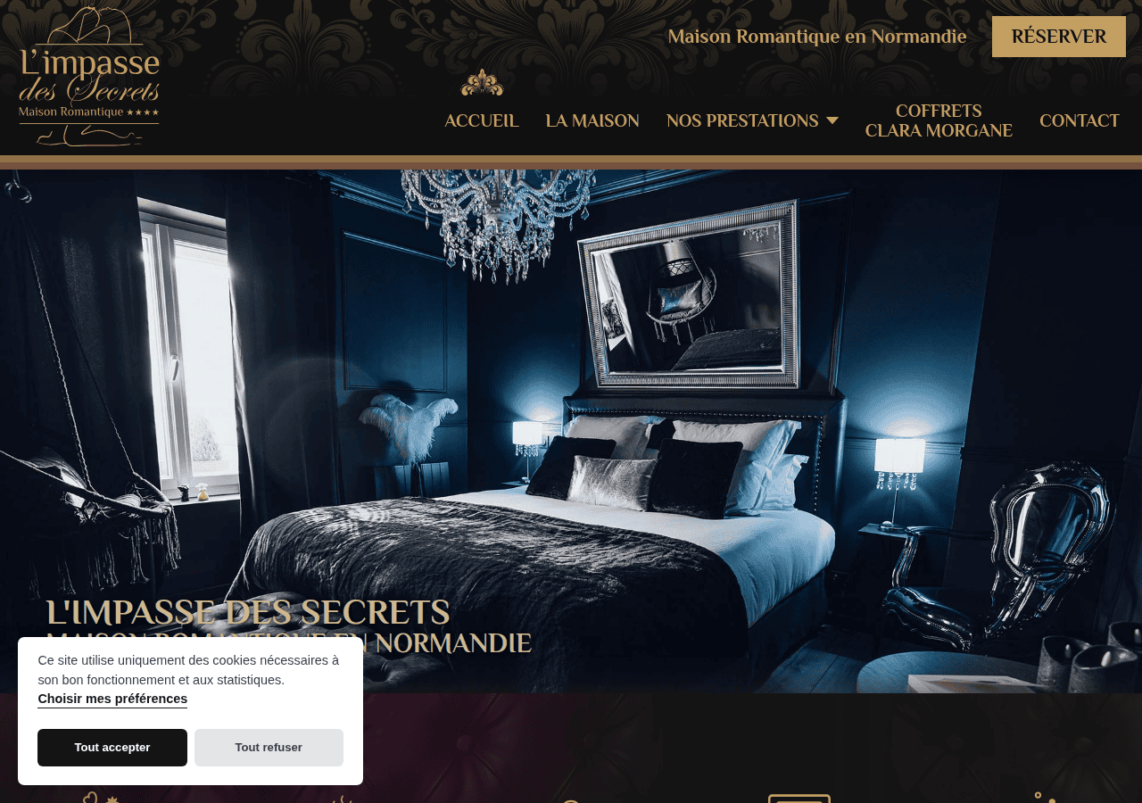 Screenshot of impassedessecrets.fr