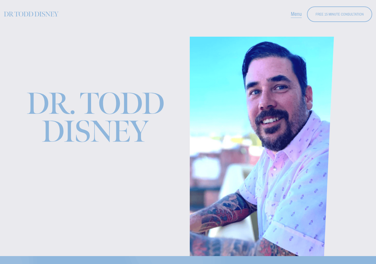 Screenshot of drtodddisney.com