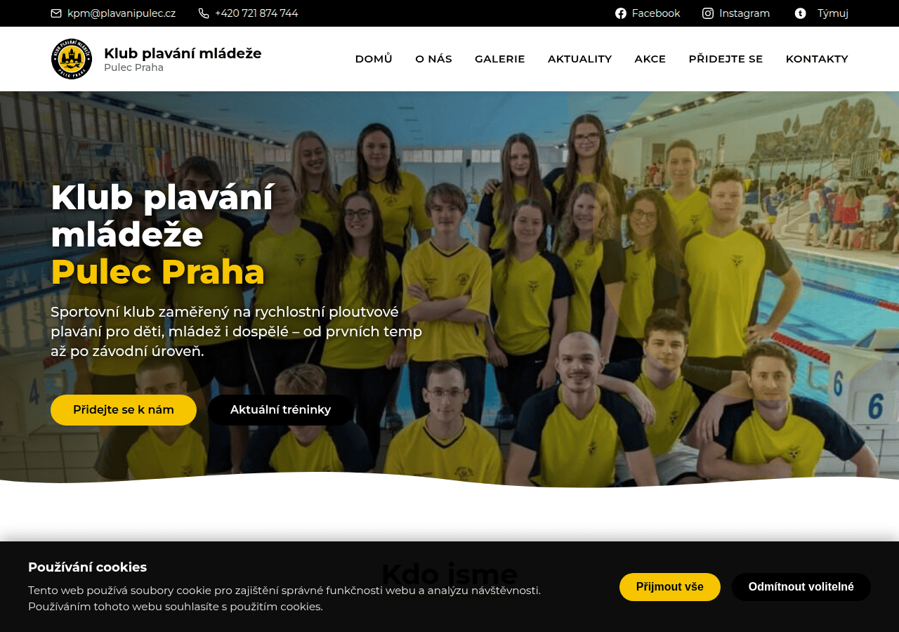 Screenshot of plavanipulec.cz