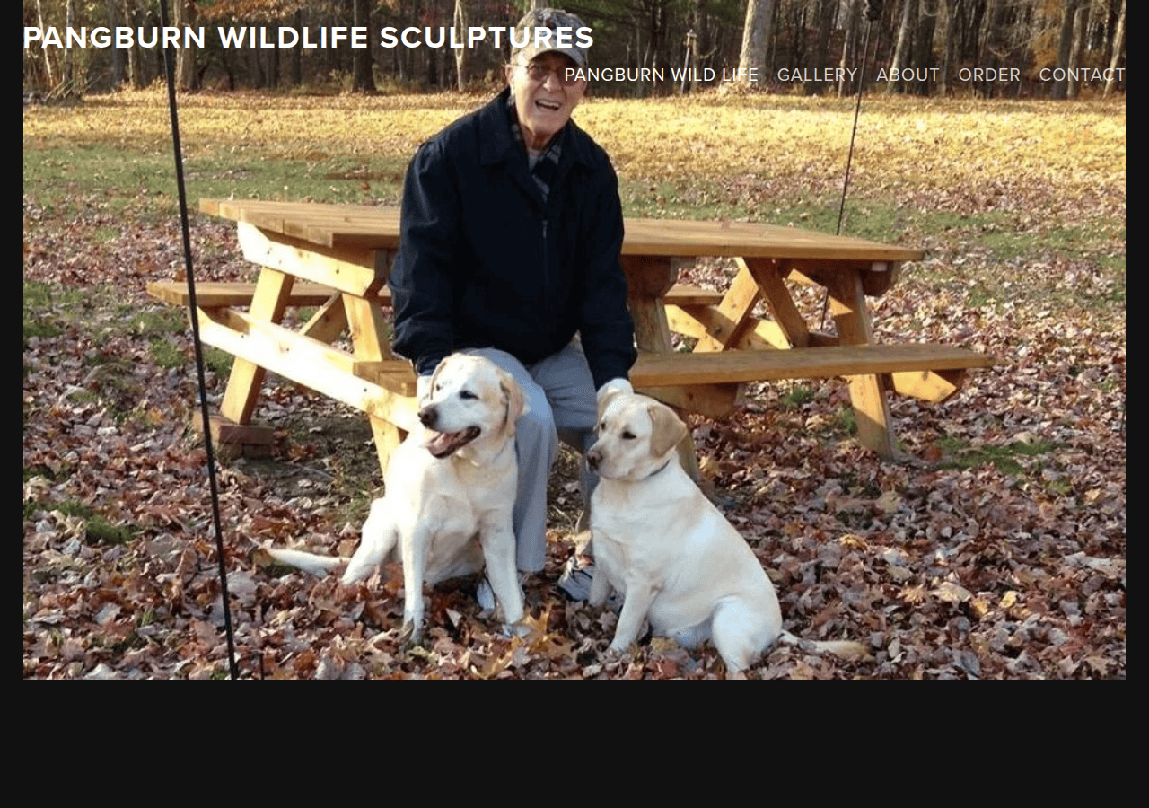 Screenshot of pangburnwildlife.com