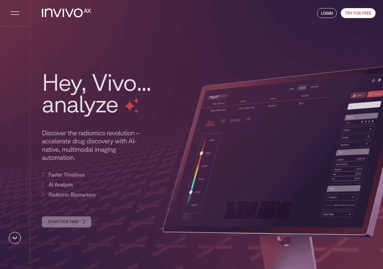 Screenshot of invivo.ax