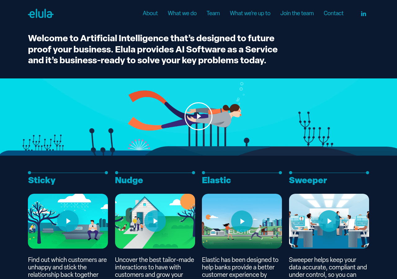 Screenshot of elula.ai