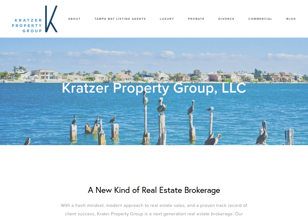 Screenshot of kratzerproperty.com