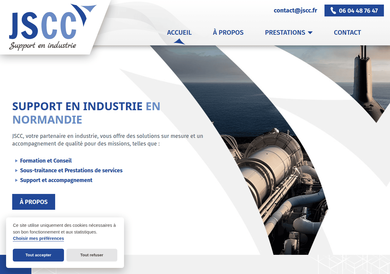 Screenshot of jscc.fr