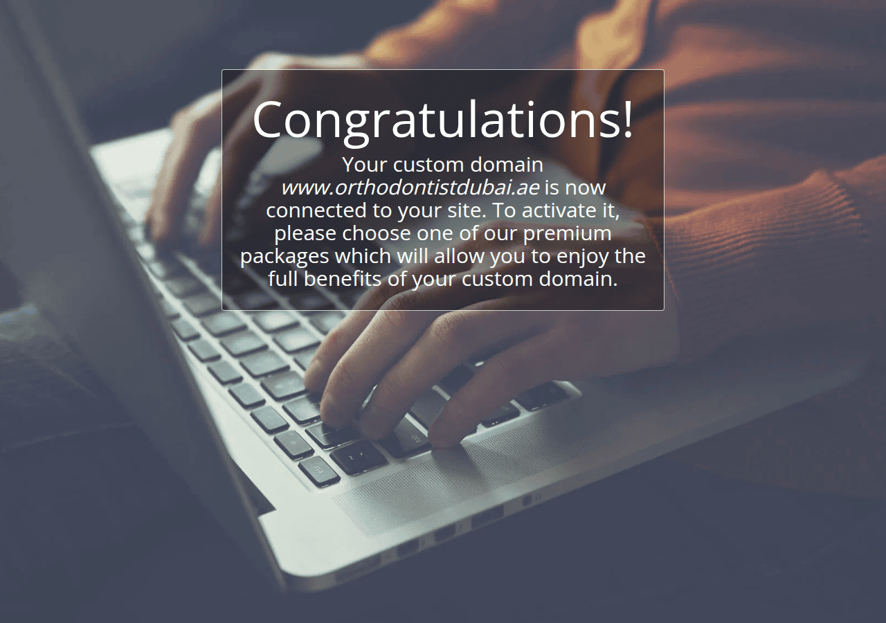 Screenshot of orthodontistdubai.ae