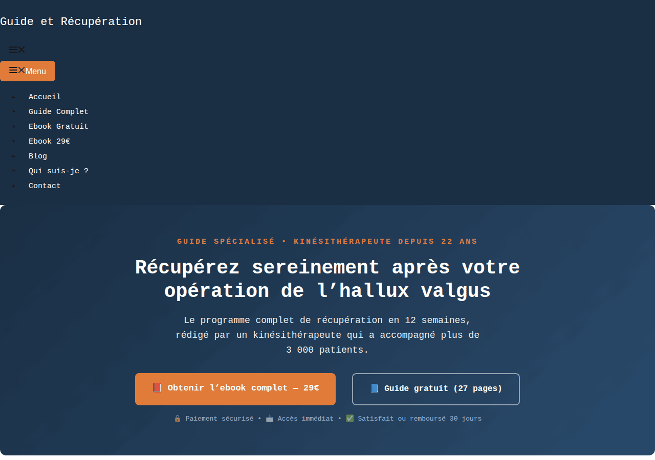 Screenshot of hallux-valgus.fr