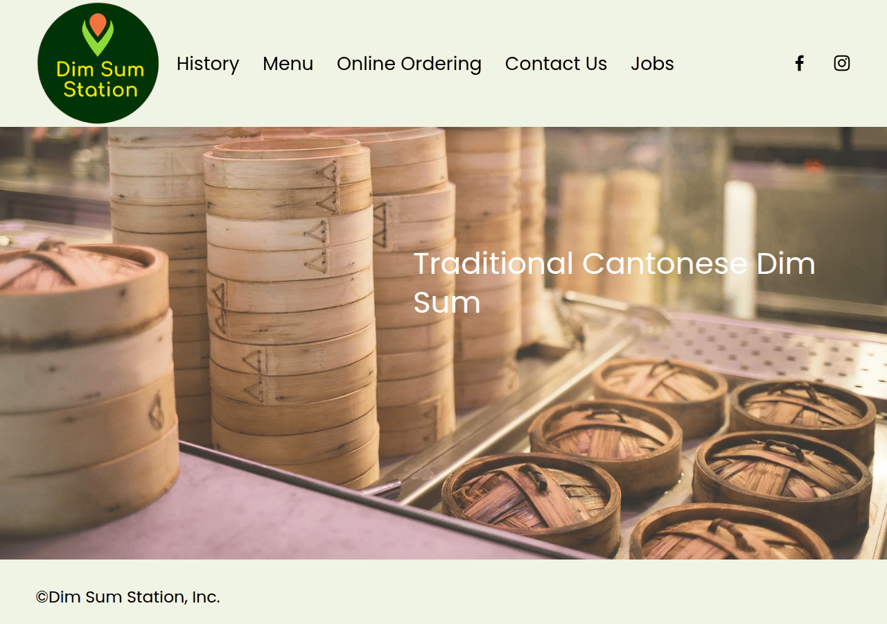 Screenshot of dimsumstations.com