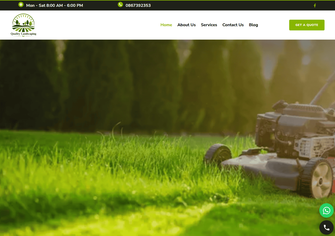 Screenshot of qualitylandscaping.ie