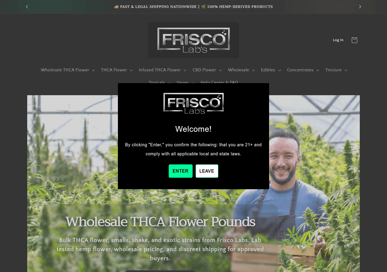 Screenshot of friscolabs.com
