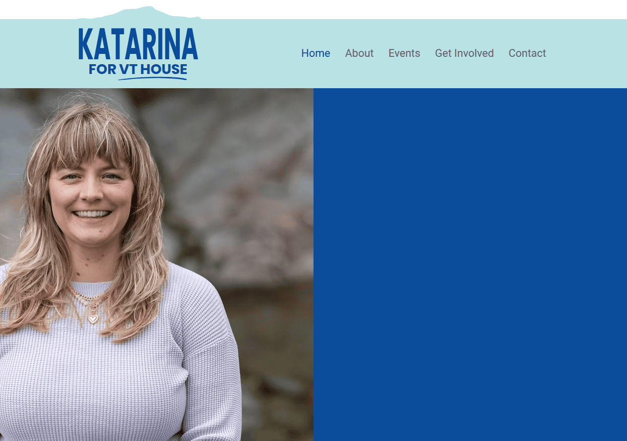 Screenshot of katarinaforvermont.com