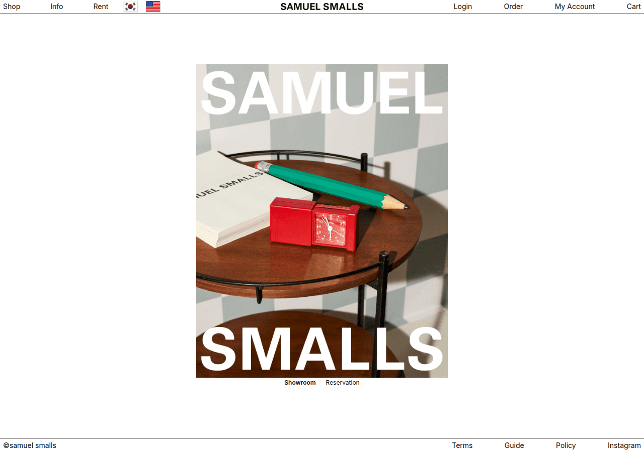 Screenshot of samuelsmalls.co.kr