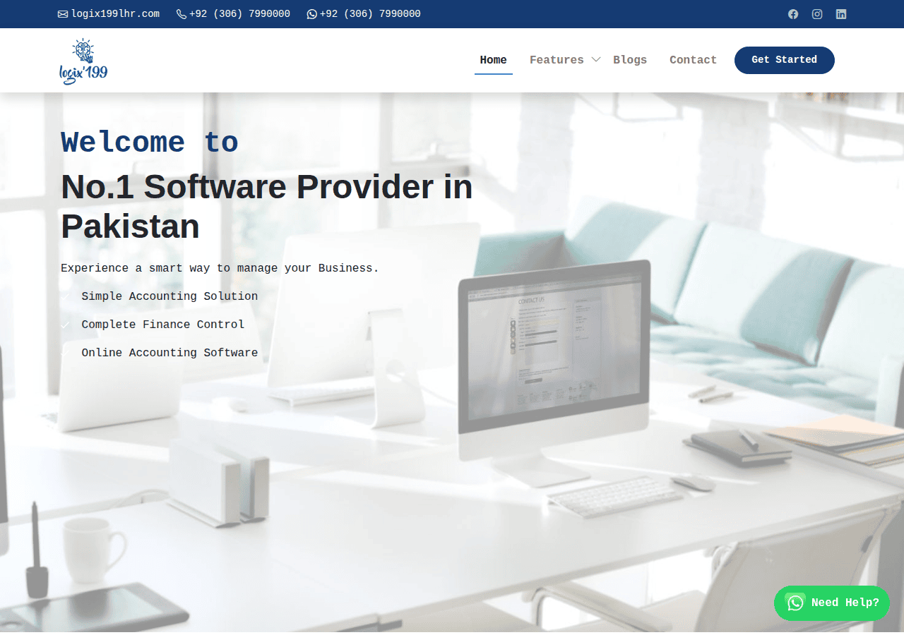 Screenshot of logix199.com