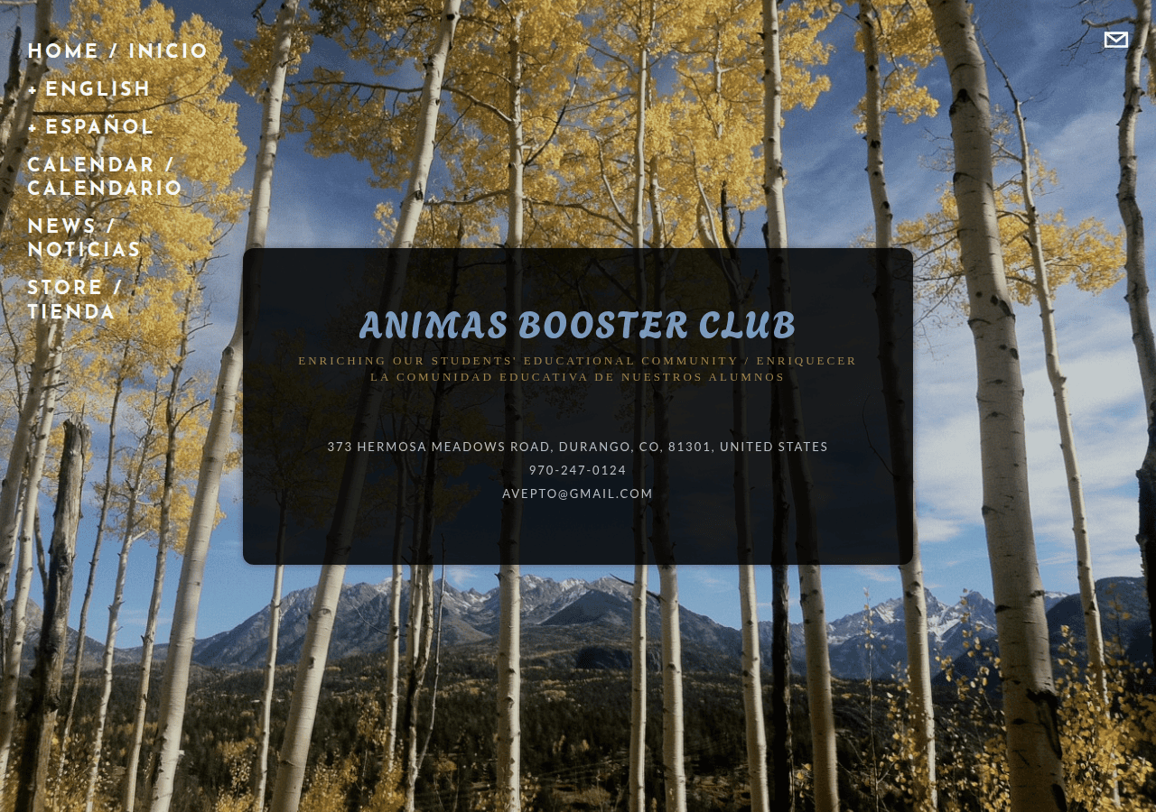 Screenshot of aveboosterclub.com
