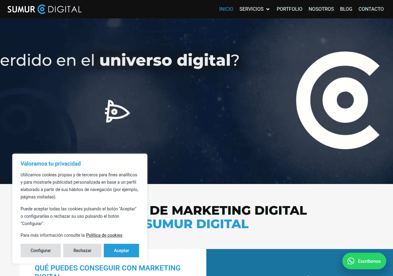 Screenshot of sumurdigital.com