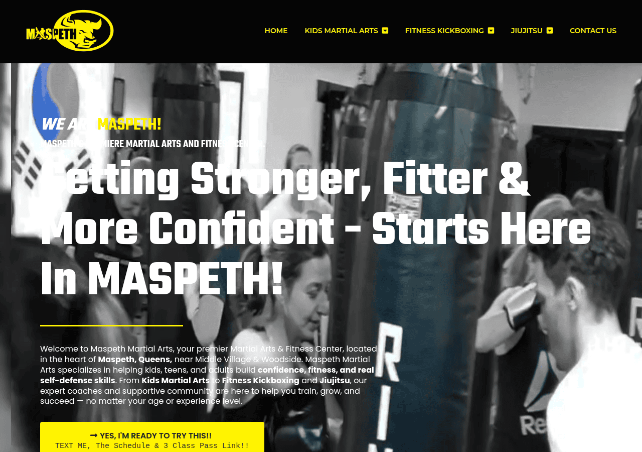 Screenshot of maspethmartialarts.com