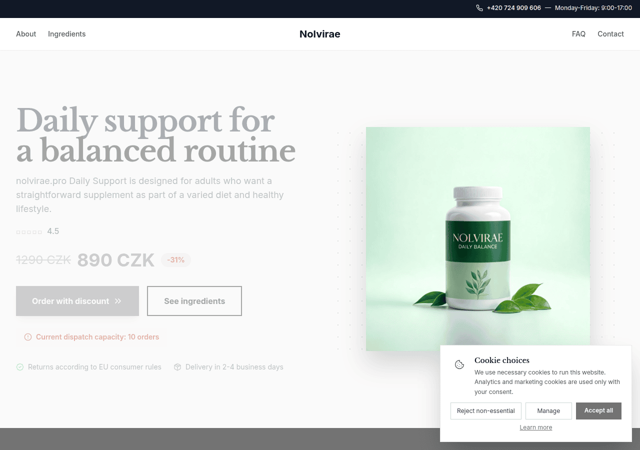 Screenshot of nolvirae.pro