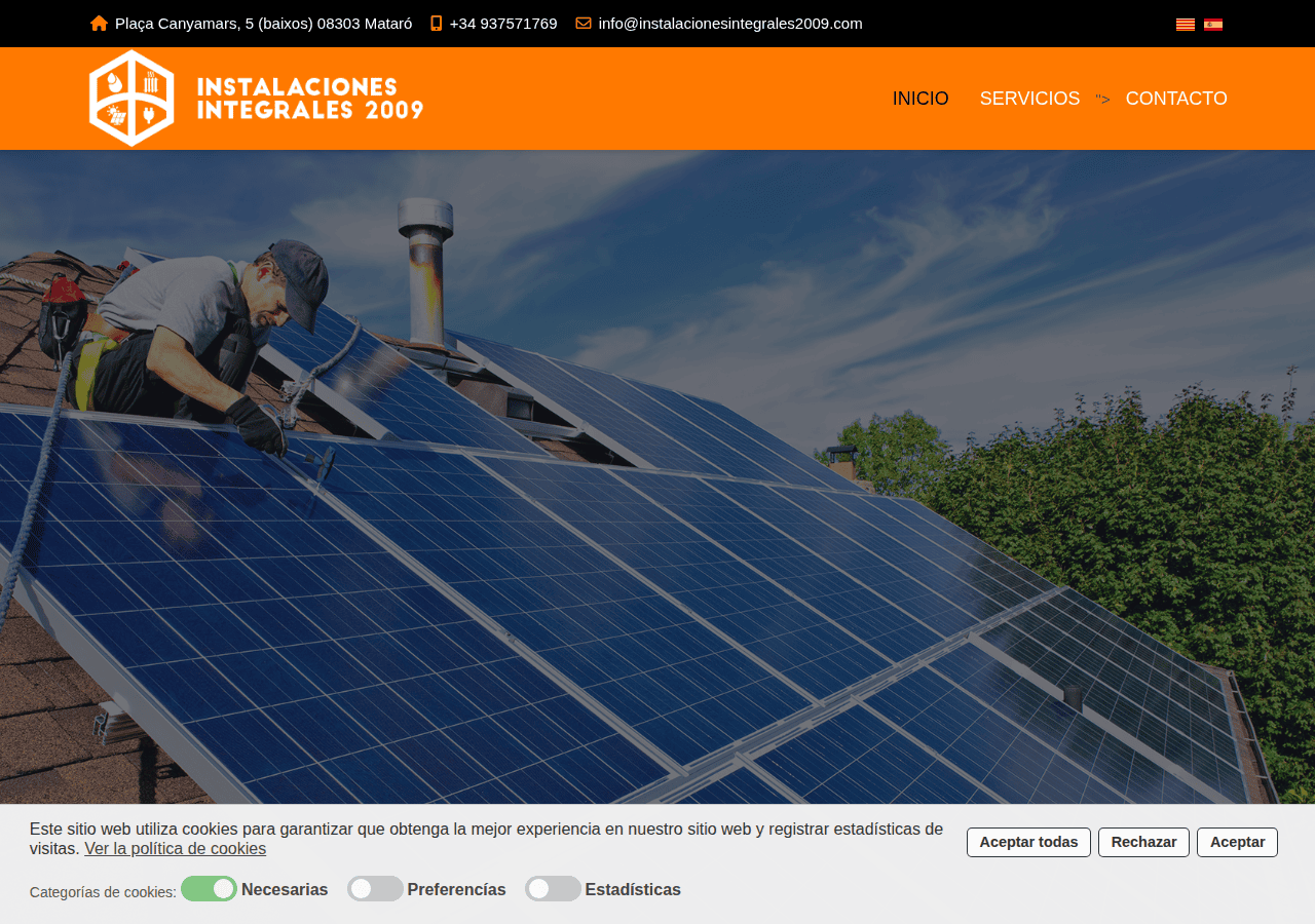 Screenshot of instalacionesintegrales2009.com