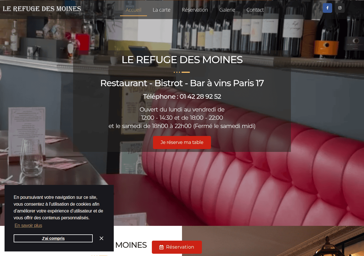 Screenshot of lerefugedesmoines.com