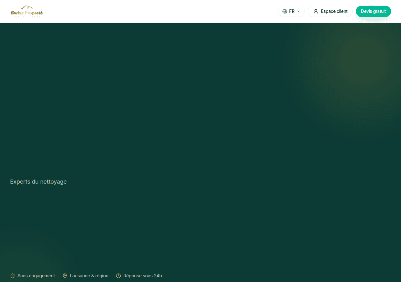 Screenshot of swissproprete.ch