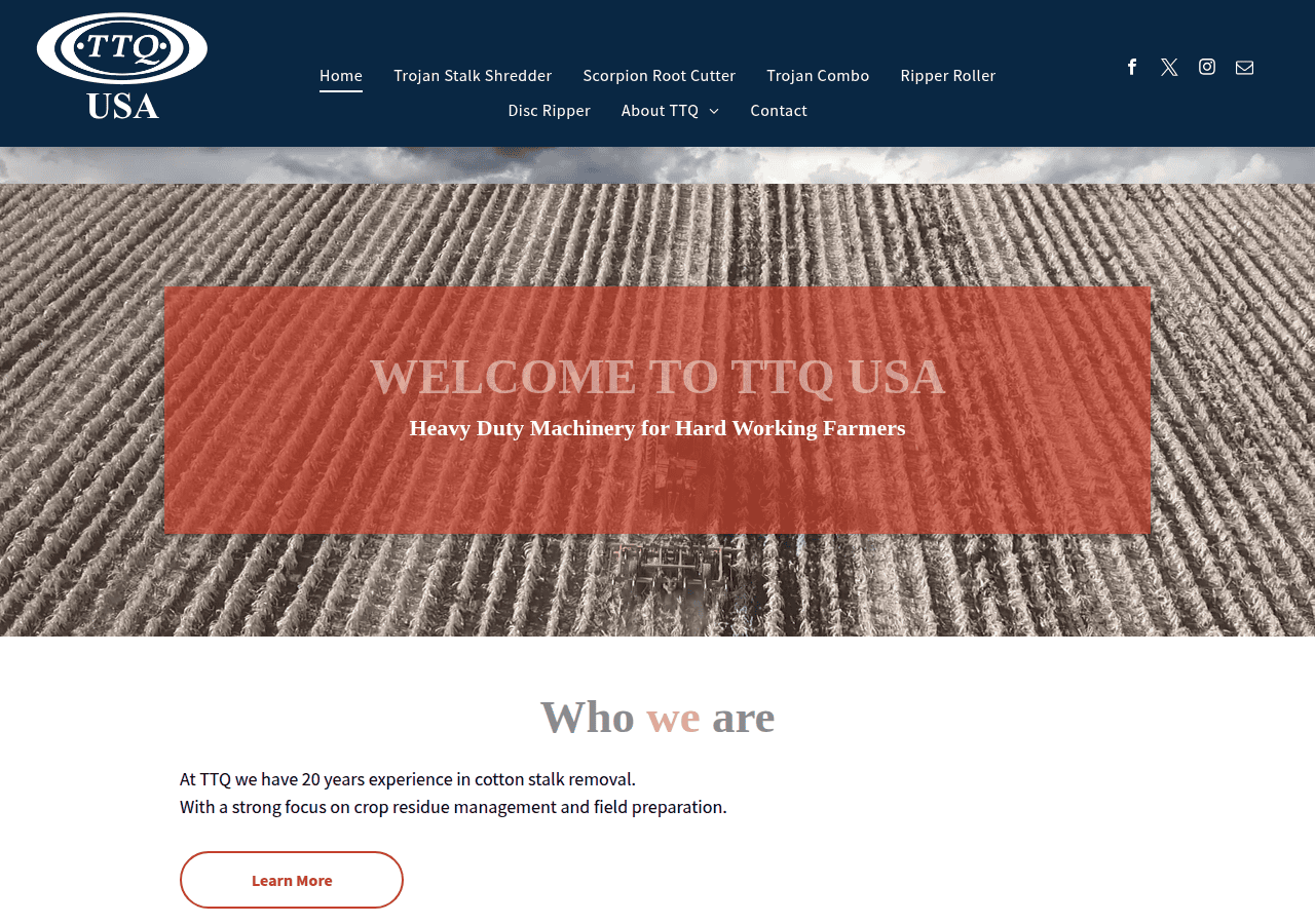 Screenshot of ttqusa.com