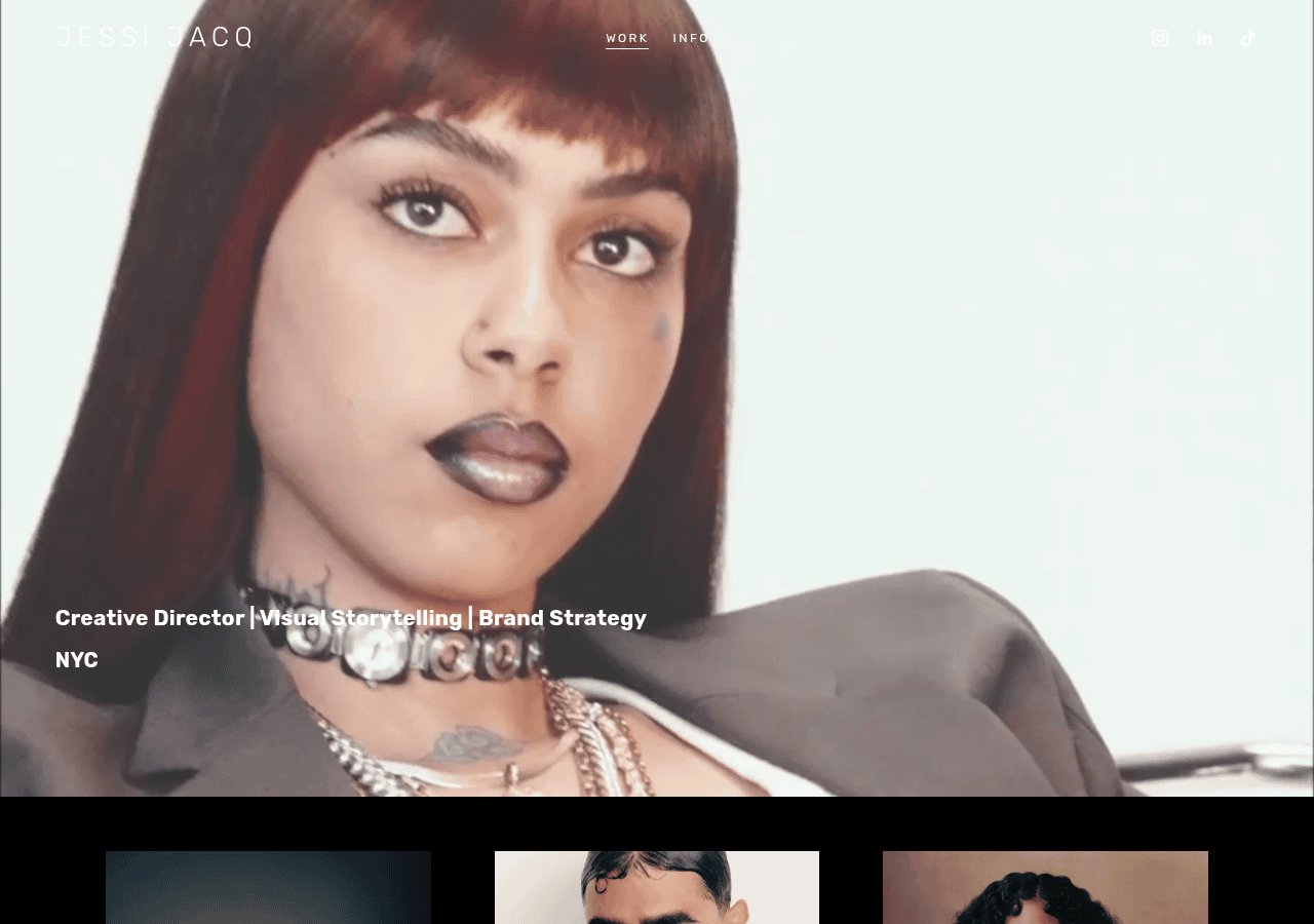 Screenshot of jessijacq.com