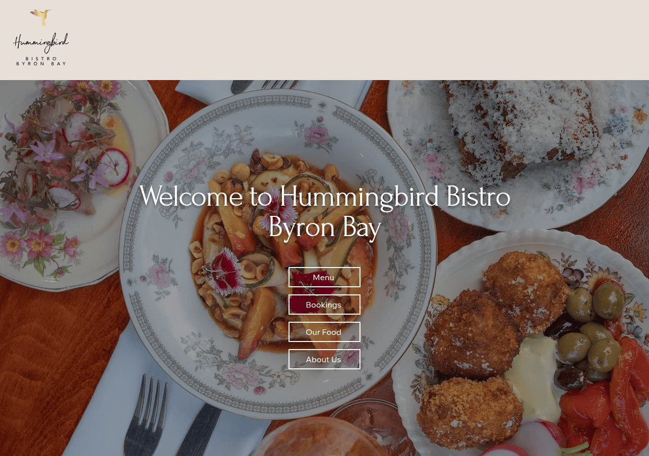 Screenshot of hummingbirdbyron.com.au