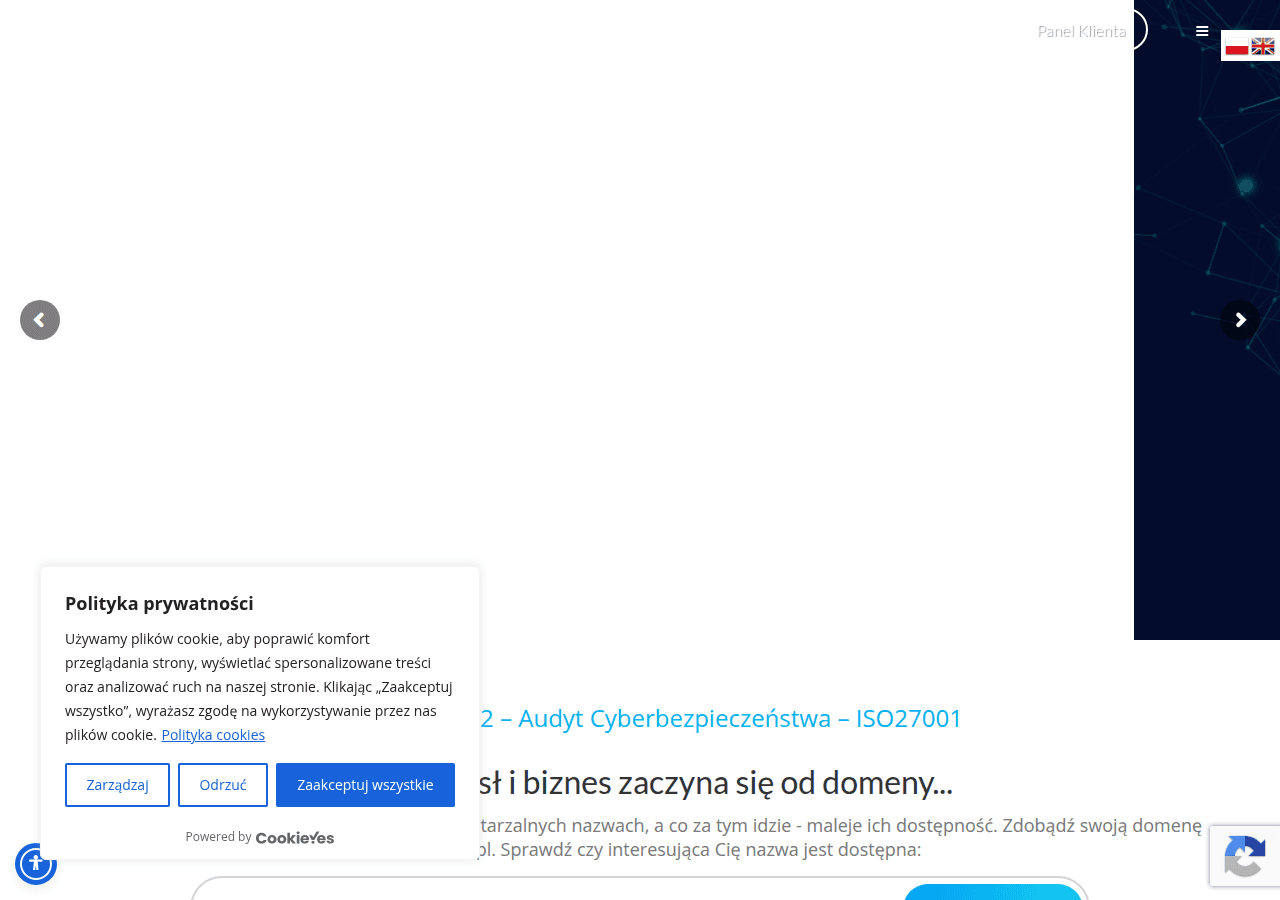 Screenshot of bluserwer.pl