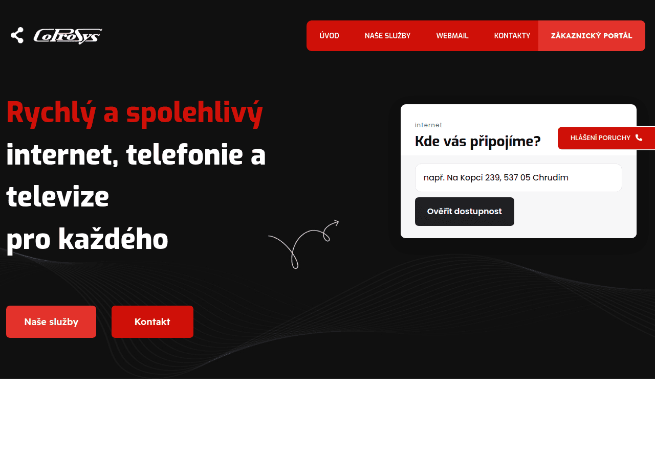 Screenshot of coprosys.cz