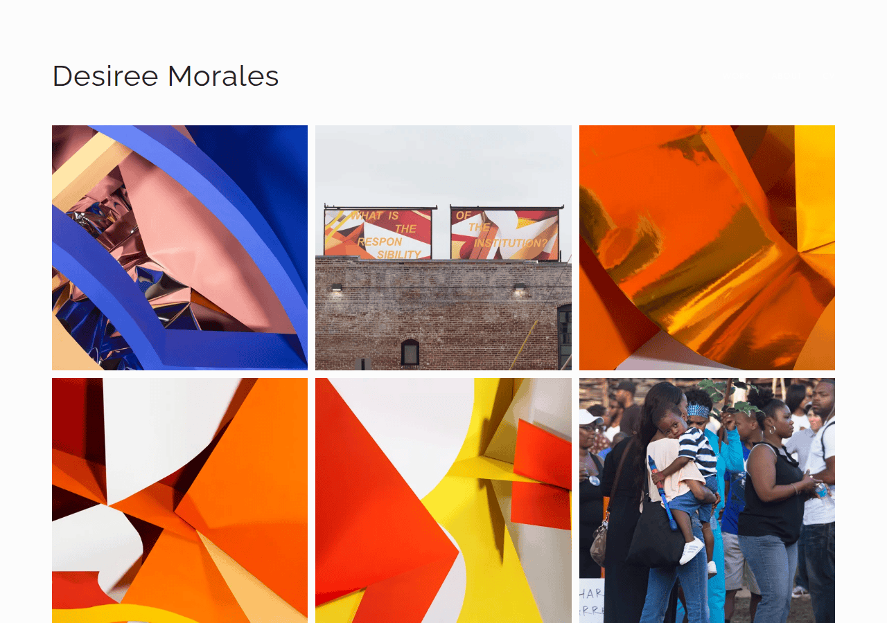 Screenshot of desireemorales.com