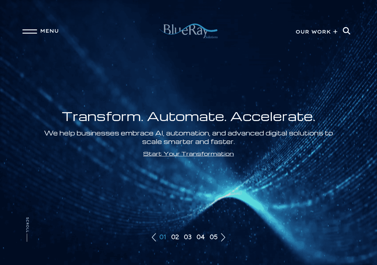 Screenshot of bluerayws.com