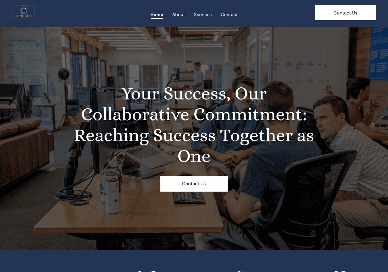 Screenshot of theabkgroup.com