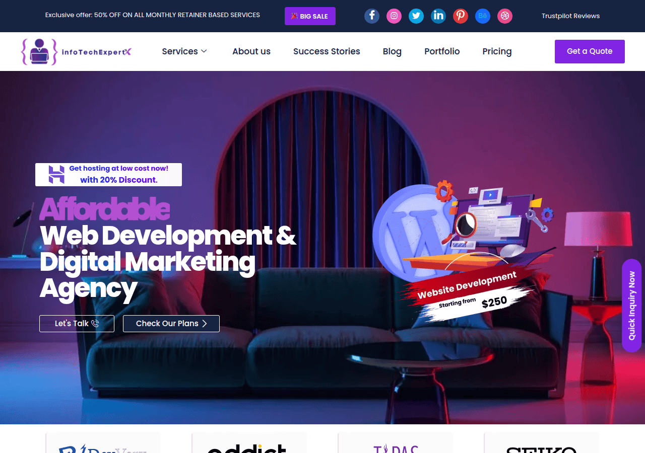 Screenshot of infotechexpertx.us