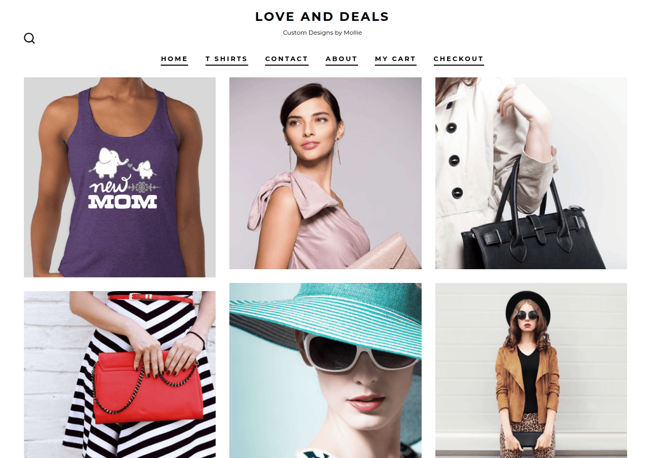 Screenshot of loveanddeals.shop