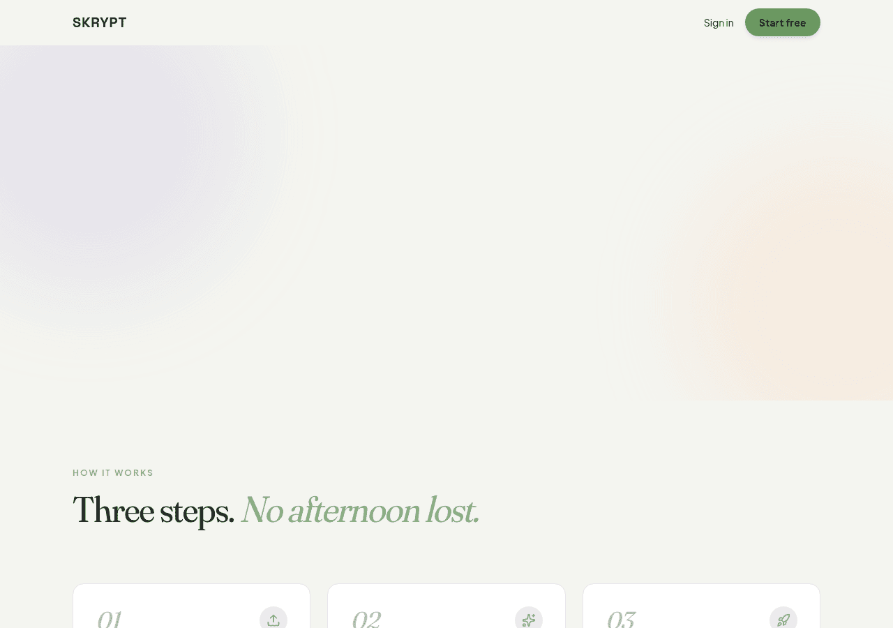Screenshot of skrypt.xyz