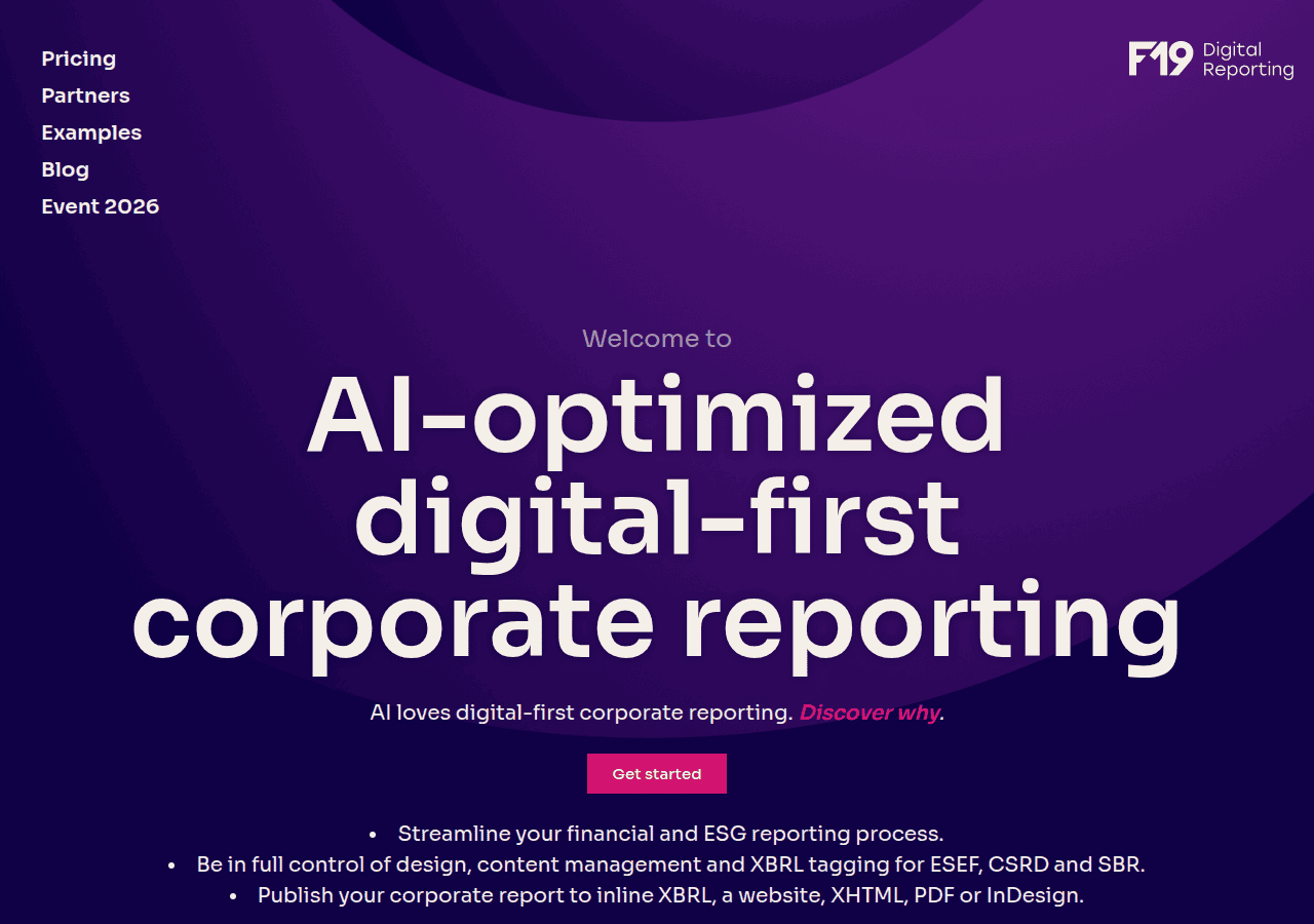 Screenshot of f19digitalreporting.com