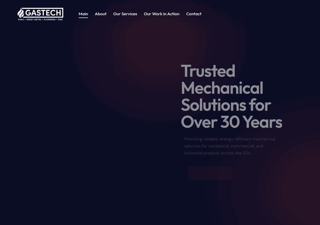 Screenshot of gastechsystems.ca