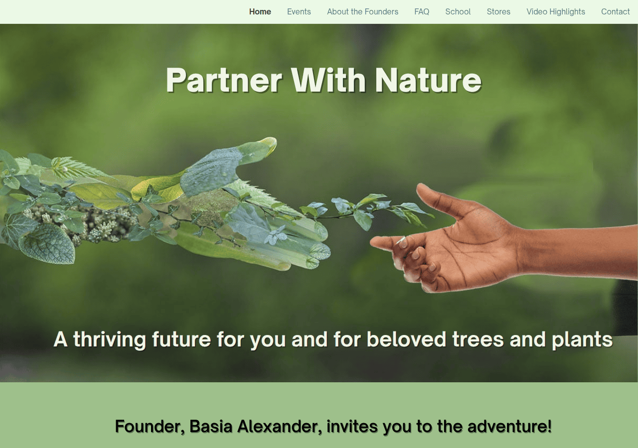Screenshot of partnerwithnature.org