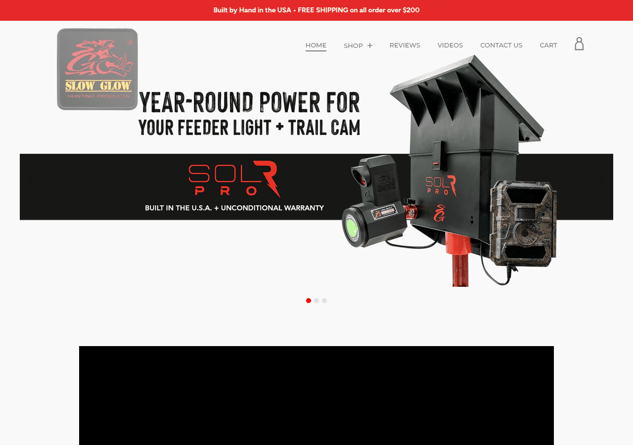 Screenshot of slowglow.com