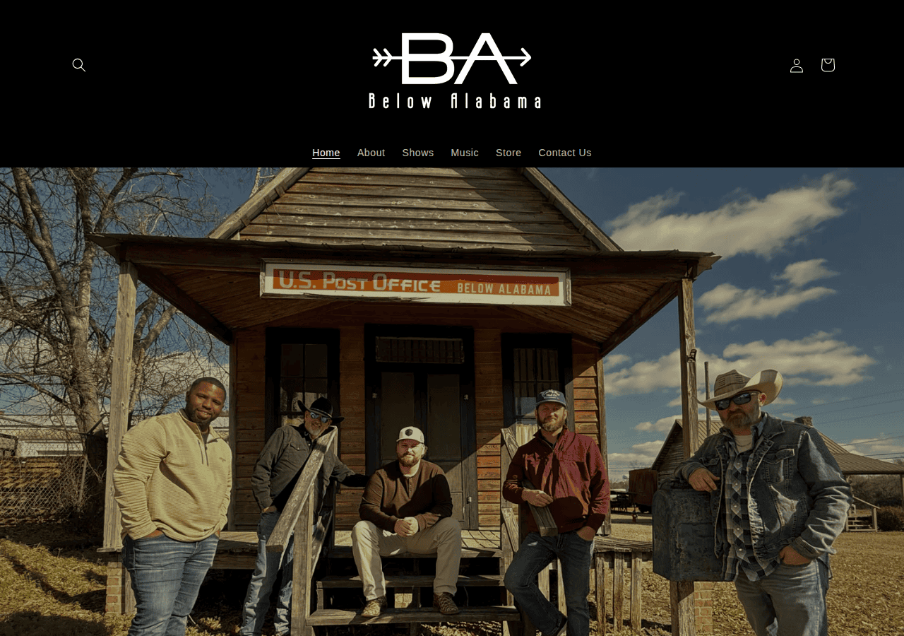 Screenshot of belowalabama.com