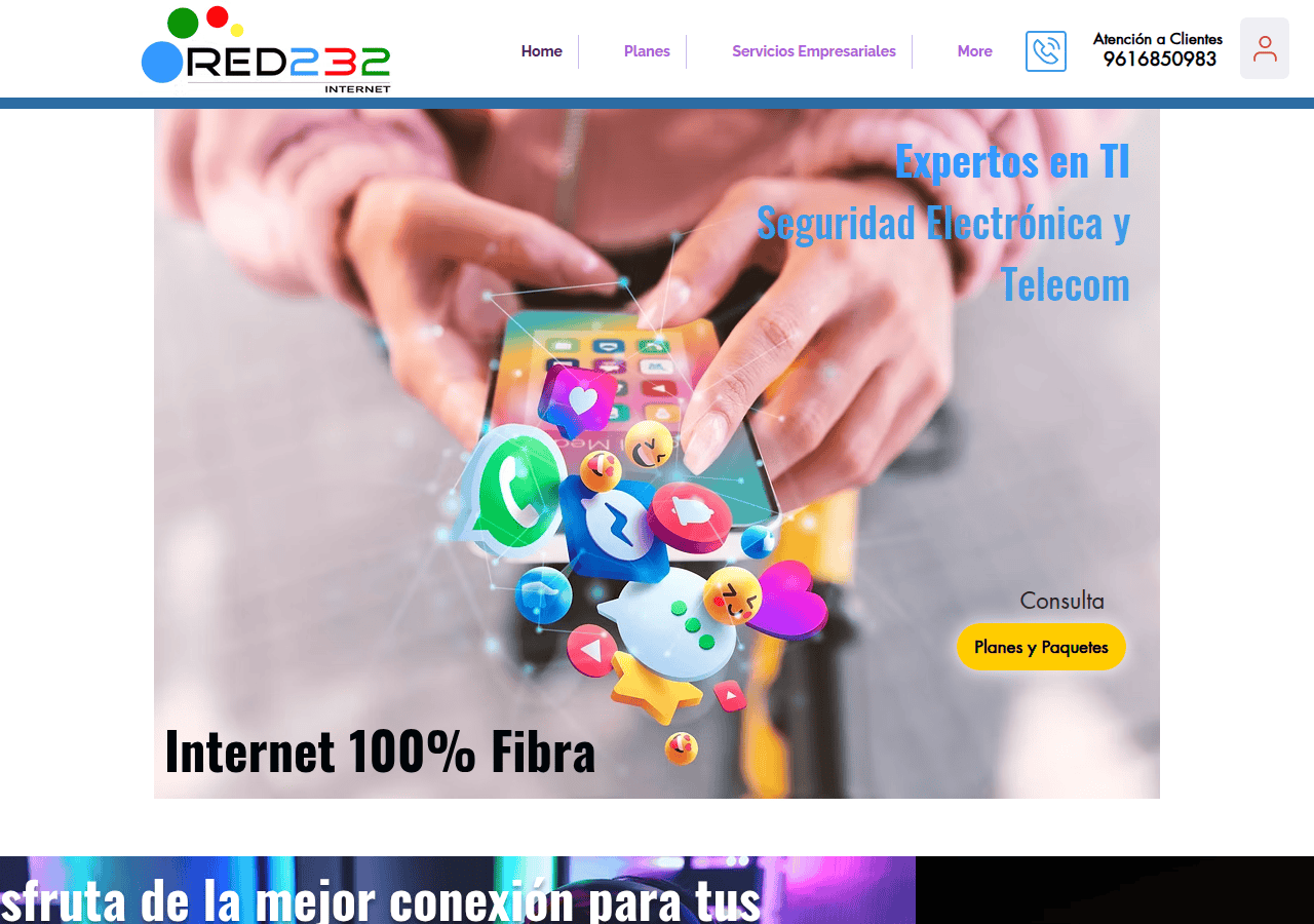 Screenshot of red232.mx