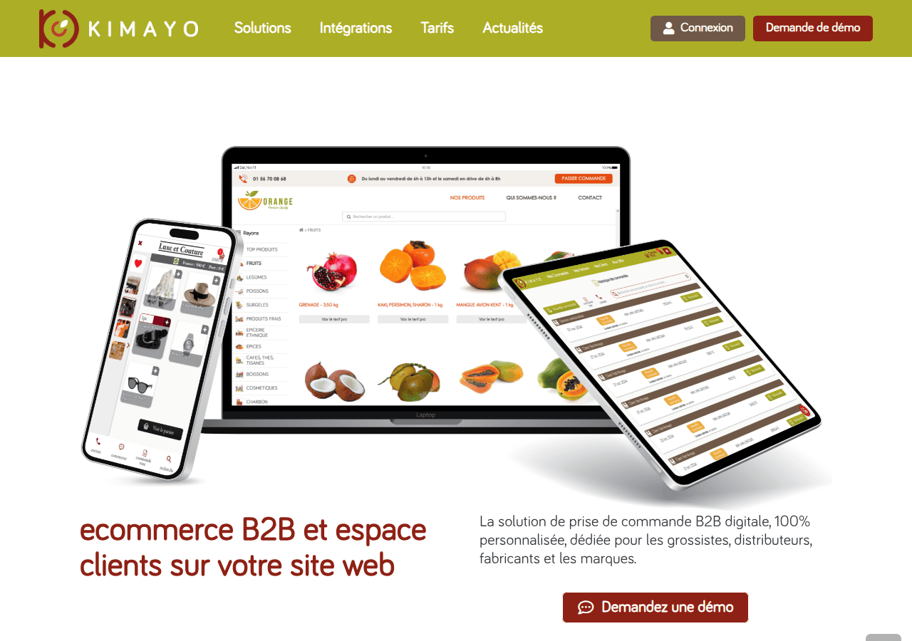 Screenshot of kimayo.com