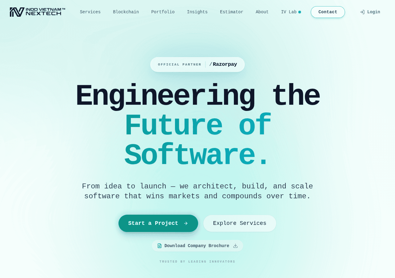 Screenshot of ivnextech.com