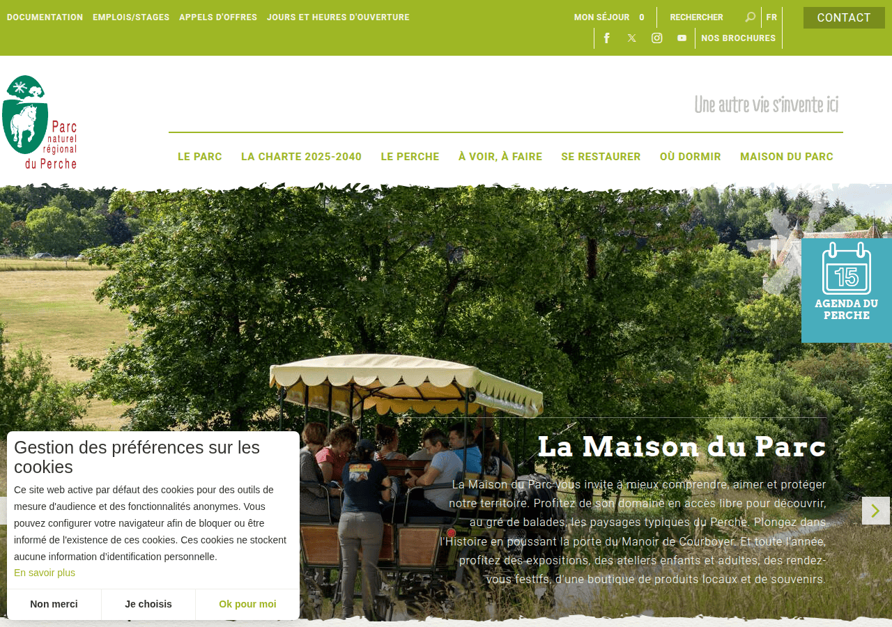 Screenshot of parc-naturel-perche.fr