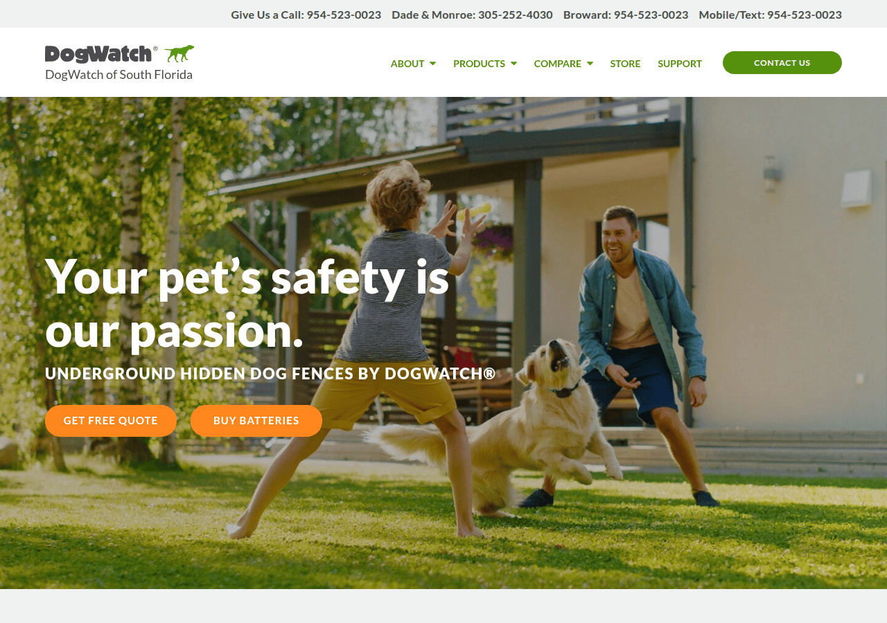 Screenshot of dogwatchofsouthflorida.com
