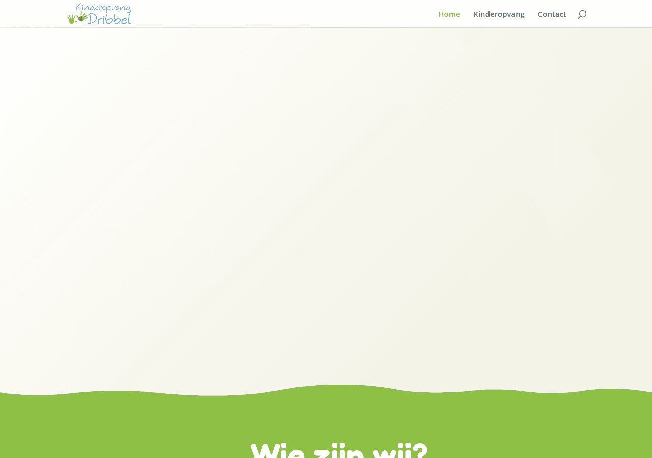Screenshot of kinderopvangdribbel.nl