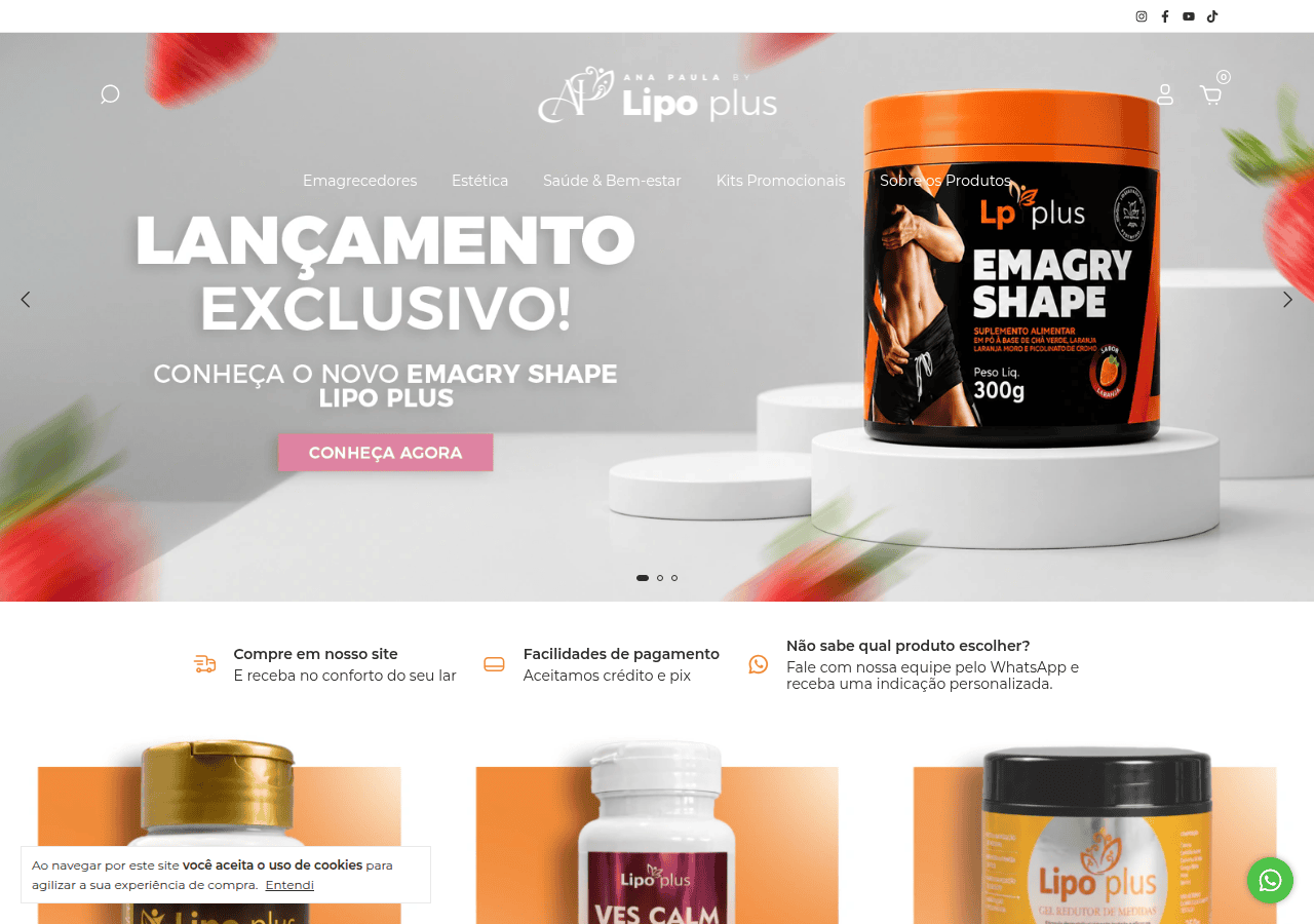 Screenshot of analipoplus.com.br