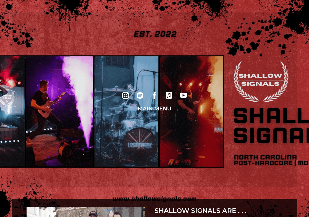 Screenshot of shallowsignals.com