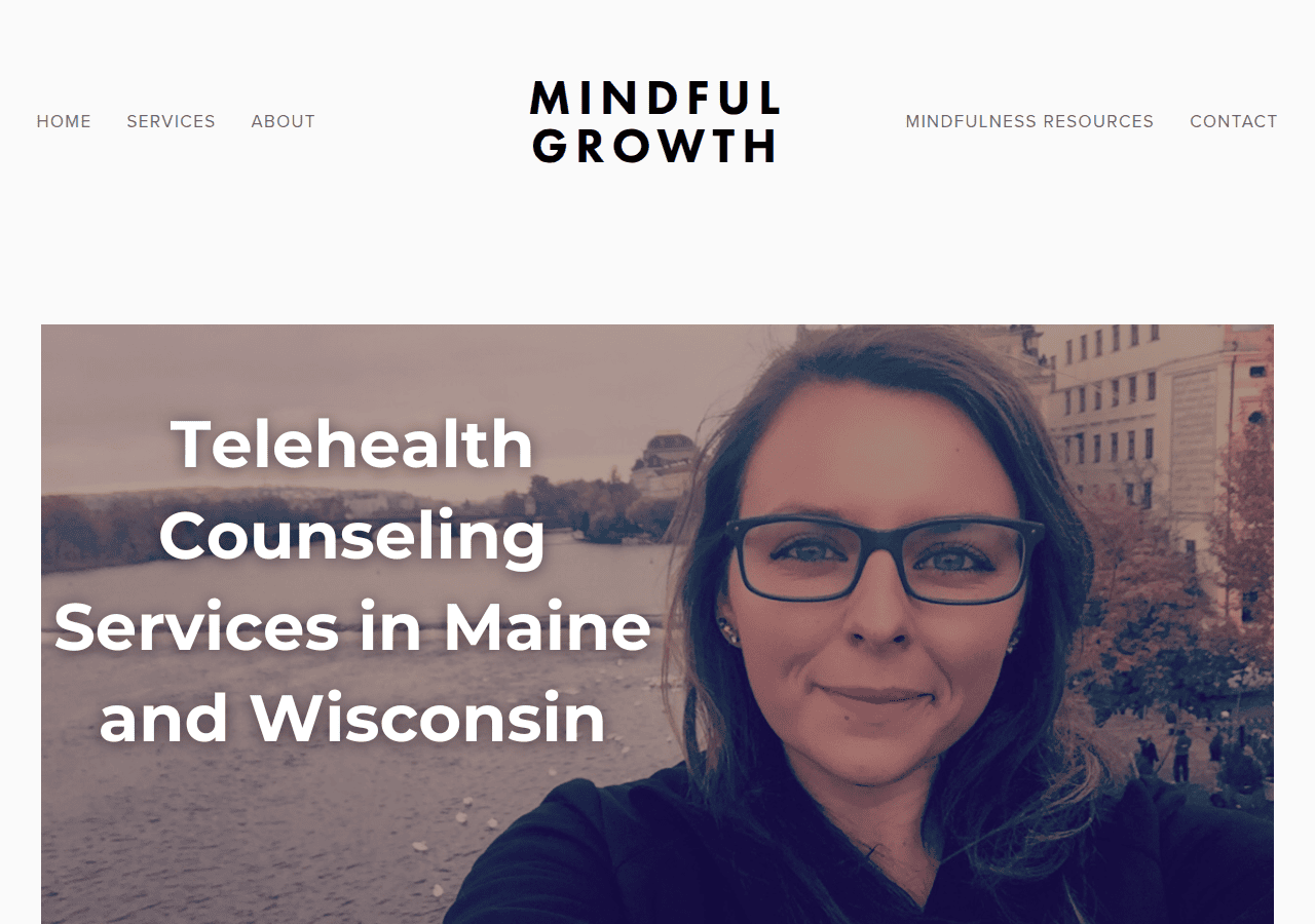 Screenshot of mindfulgrowth.me