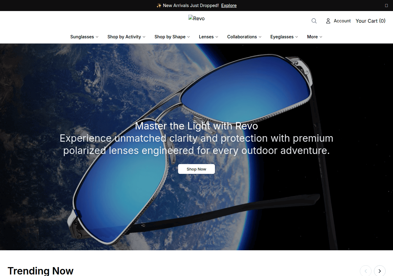 Screenshot of myrevo.shop